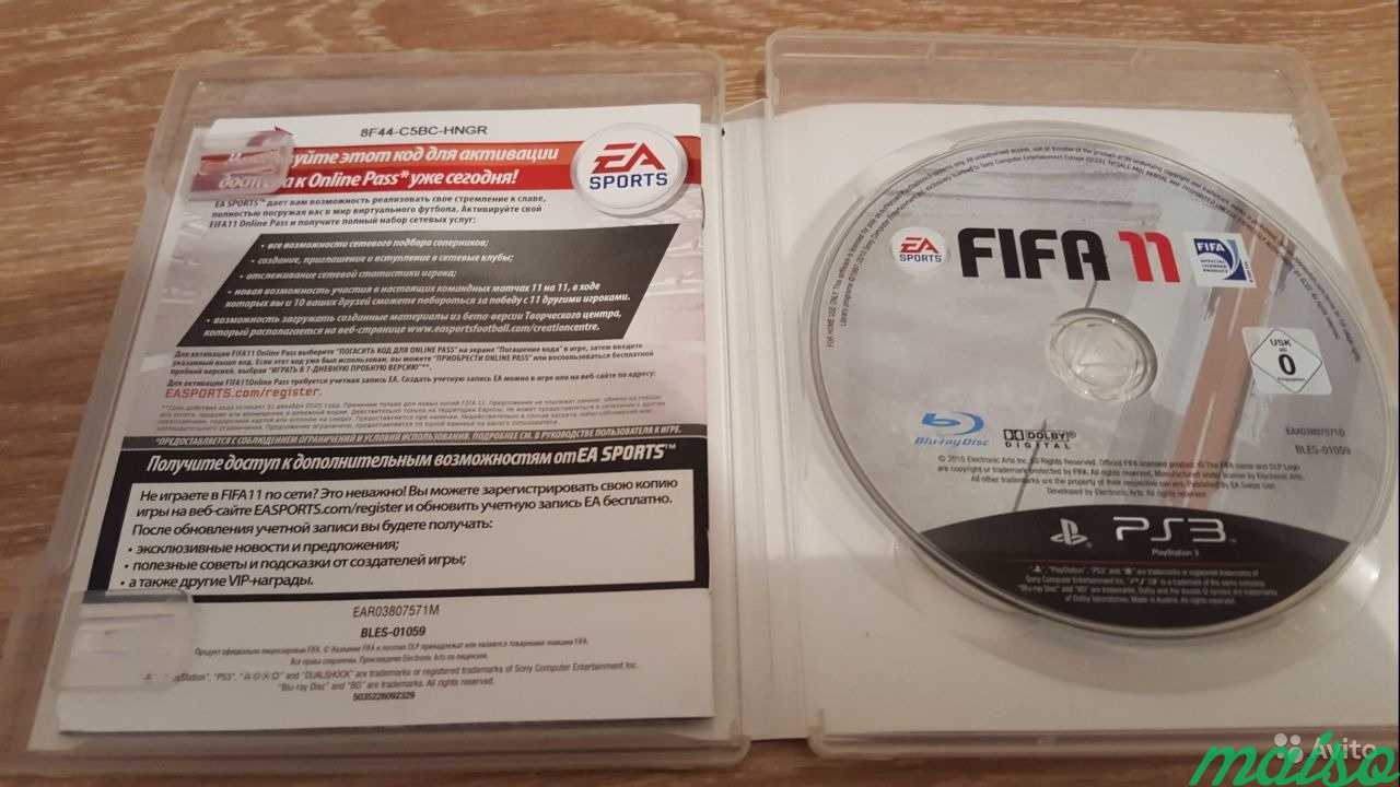 Игра диск PS3 Fifa 11 в Санкт-Петербурге. Фото 3