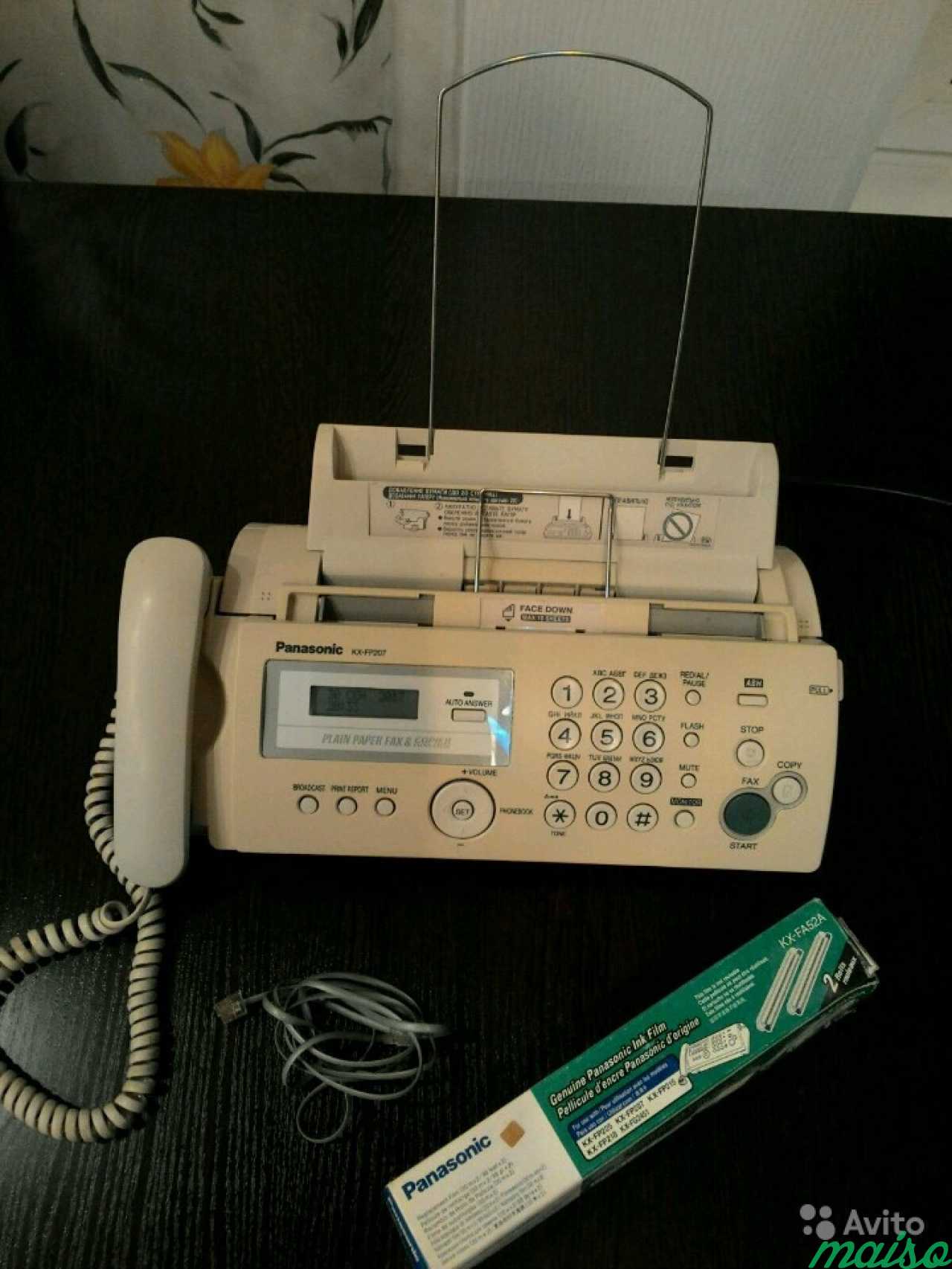 Телефон/факс/копир Panasonic KX-FP207 в Санкт-Петербурге. Фото 1