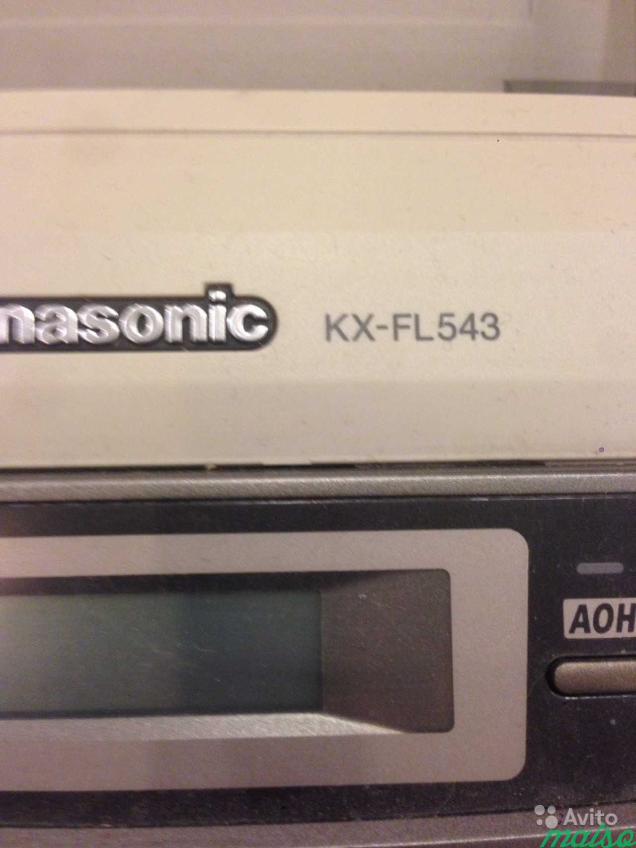 Факсимильный аппарат Panasonic KX-FL543 в Санкт-Петербурге. Фото 6