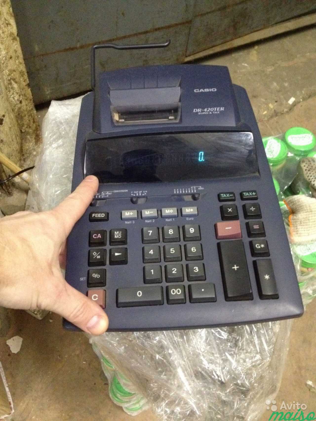 Печатающий калькулятор Casio FR-620TER/DR-420TER в Санкт-Петербурге. Фото 8