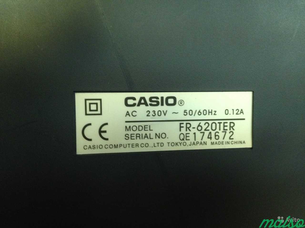 Печатающий калькулятор Casio FR-620TER/DR-420TER в Санкт-Петербурге. Фото 4