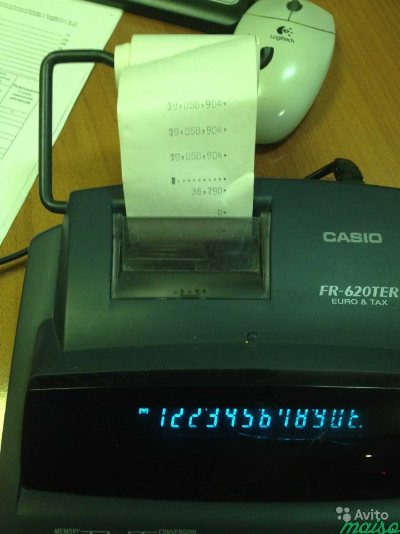 Печатающий калькулятор Casio FR-620TER/DR-420TER в Санкт-Петербурге. Фото 5