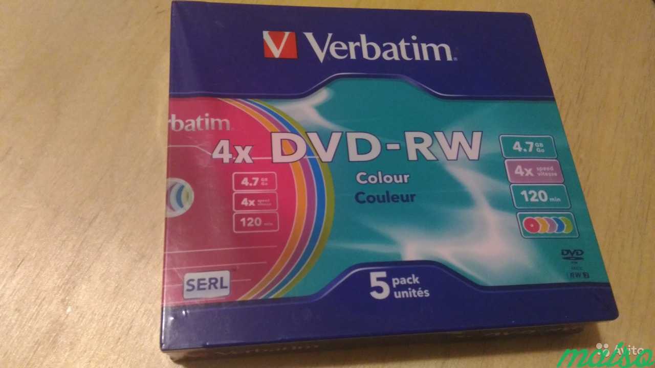 Диски DVD-RW Verbatim (43563) в Санкт-Петербурге. Фото 1