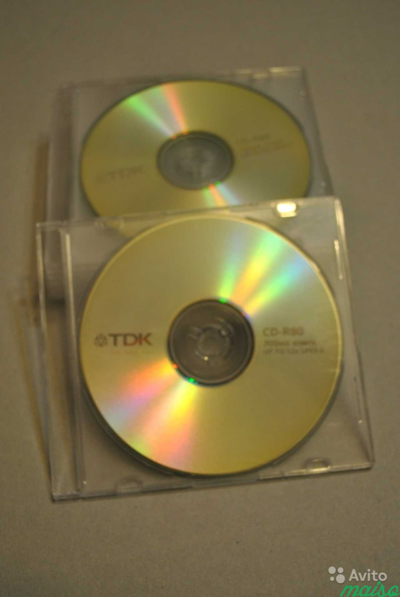 Диск CD-R80 TDK 52х 700Mb + CD-box Slim прозрачный в Санкт-Петербурге. Фото 1