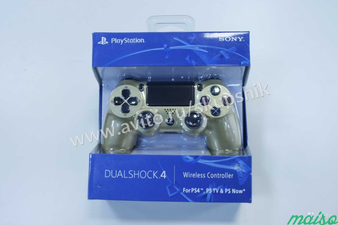 Новый Джойстик Dualshock 4 PS4 Gold в Санкт-Петербурге. Фото 1