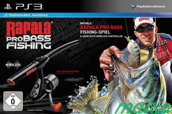 Rapala Pro Bass Fishing + Аксессуар удочка PS3 в Санкт-Петербурге. Фото 2