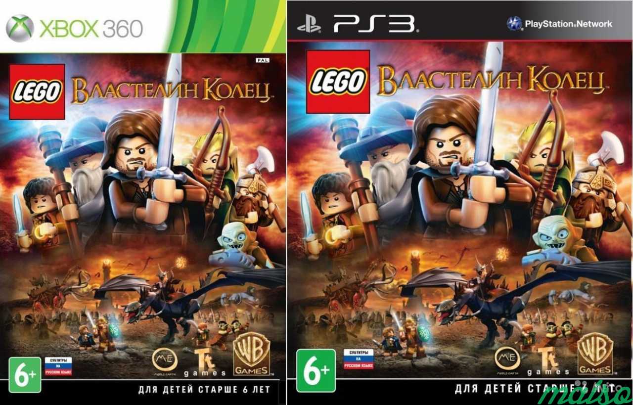 Lego Lord of the Rings русская версия PS3/Xbox 360 в Санкт-Петербурге. Фото 1