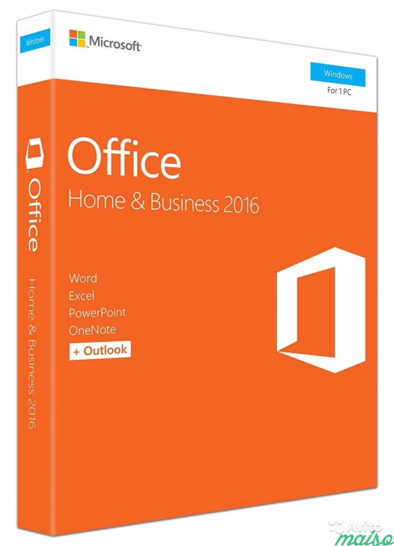 Microsoft Office для дома и бизнеса 2016 BOX в Санкт-Петербурге. Фото 1