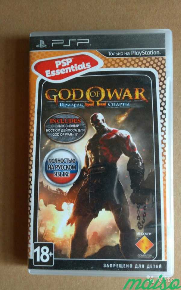 God of war Призрак Спарты Essential для PSP в Санкт-Петербурге. Фото 1