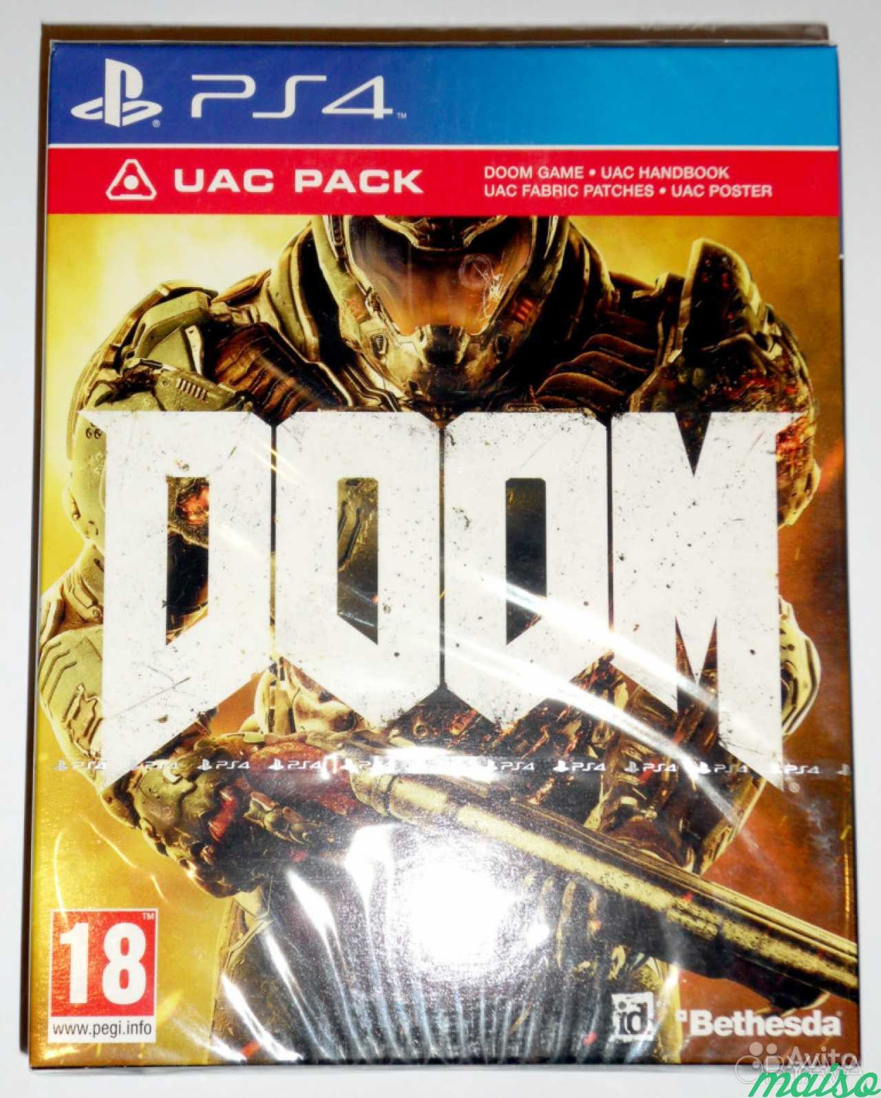 Doom UAC pack (для PlayStation 4, абсолютно новая) в Санкт-Петербурге. Фото 1