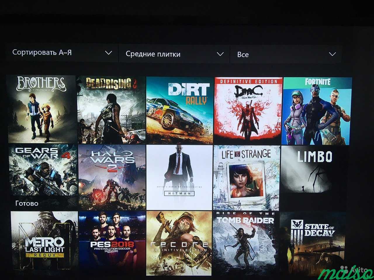 Xbox One S на 1tb + более 20 игр в Санкт-Петербурге. Фото 2