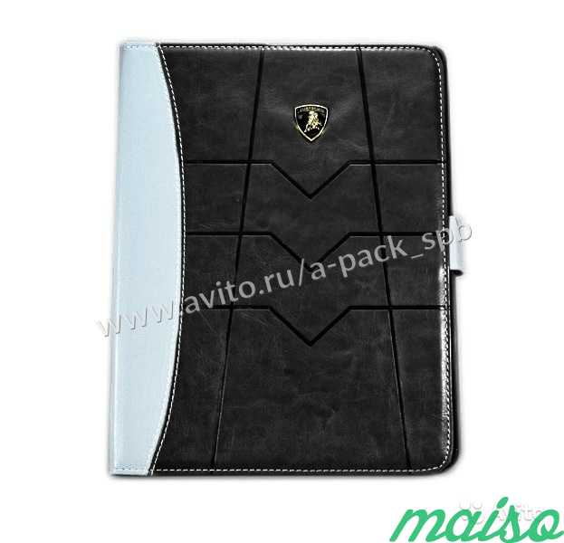 Чехол-книжка для iPad Mini Lamborghini Black/White в Санкт-Петербурге. Фото 1