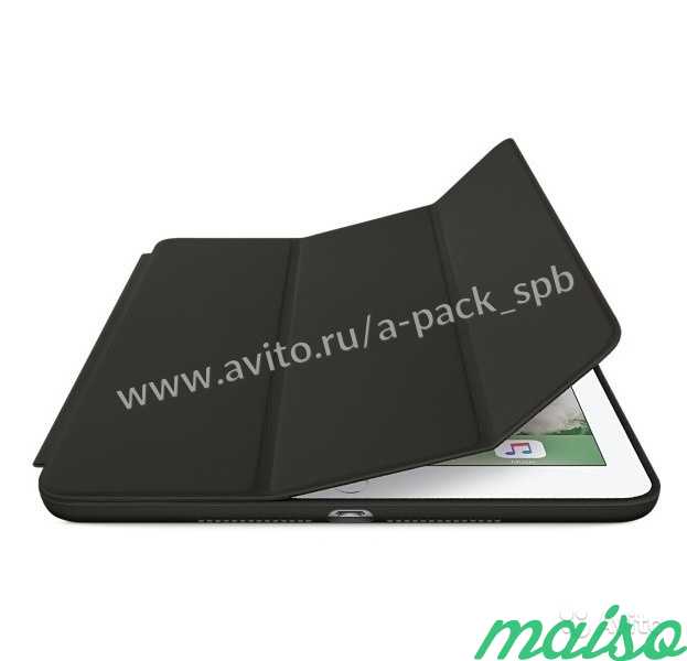 Черный чехол для iPad 2017 Smart Case analog в Санкт-Петербурге. Фото 6