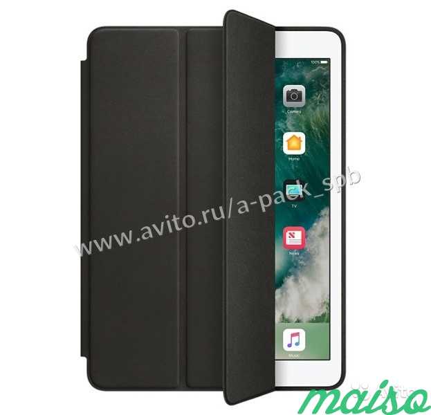 Черный чехол для iPad 2017 Smart Case analog в Санкт-Петербурге. Фото 1