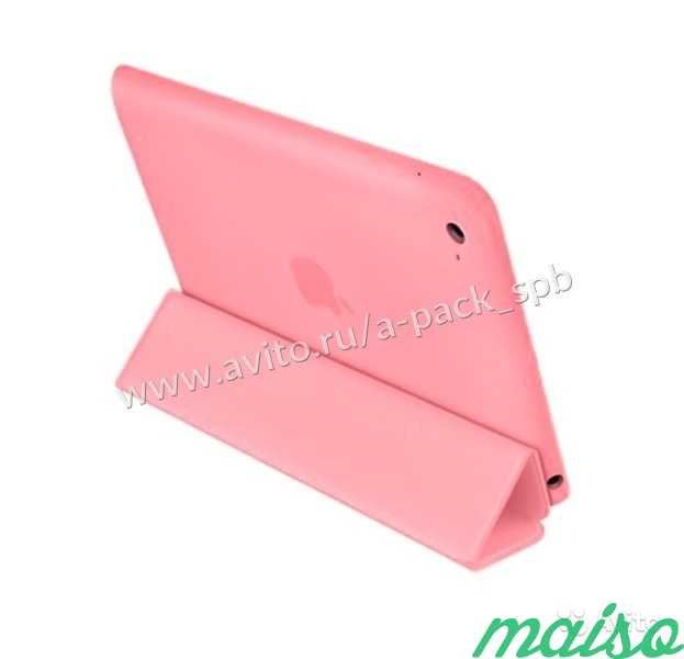Розовый чехол для iPad Mini 4 Smart Case analog в Санкт-Петербурге. Фото 3