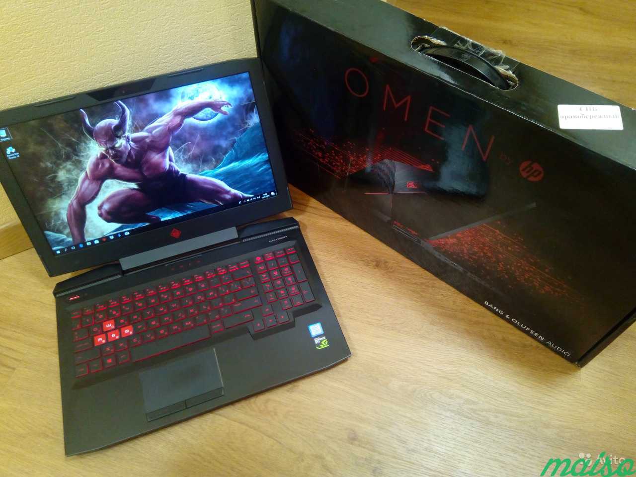 HP omen 15.6 IPS 120Hz i7 GTX1050 8Gb 1Tb 120SSD в Санкт-Петербурге. Фото 8