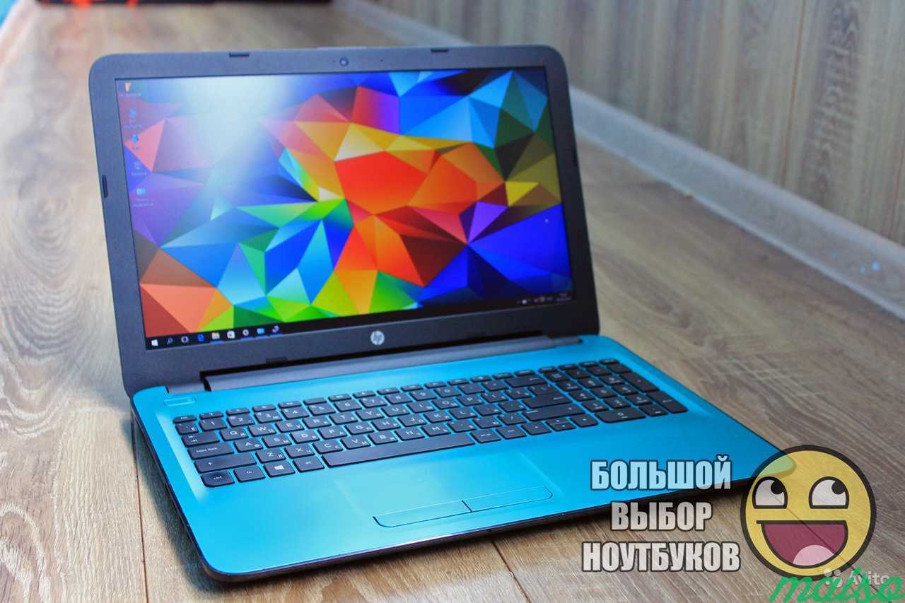 Новый Бирюзовый Ноутбук HP FullHD 1Tb в Санкт-Петербурге. Фото 2