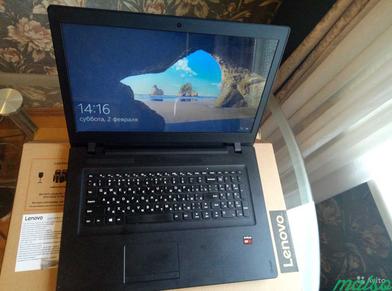 Продаю ноутбук Lenovo 110-17ACL (Amd A8+ 8гб озу) в Санкт-Петербурге. Фото 1
