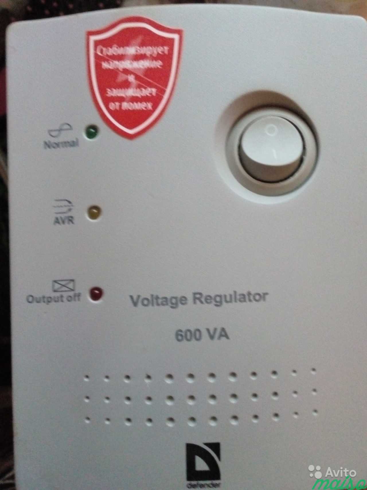 Стабилизатор напряжения Voltage Regulator 600VA в Санкт-Петербурге. Фото 2