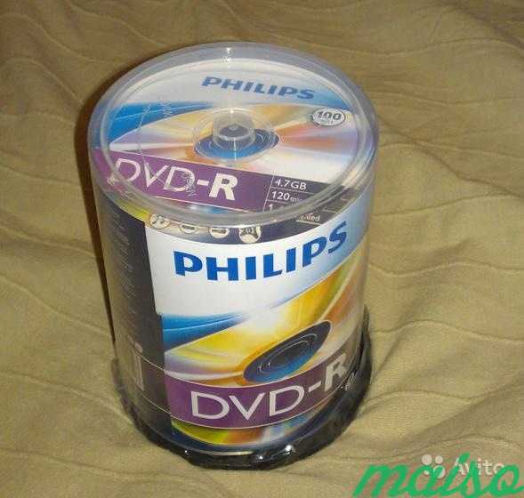 Болванки DVD-R Philips (100 шт.) в Санкт-Петербурге. Фото 3