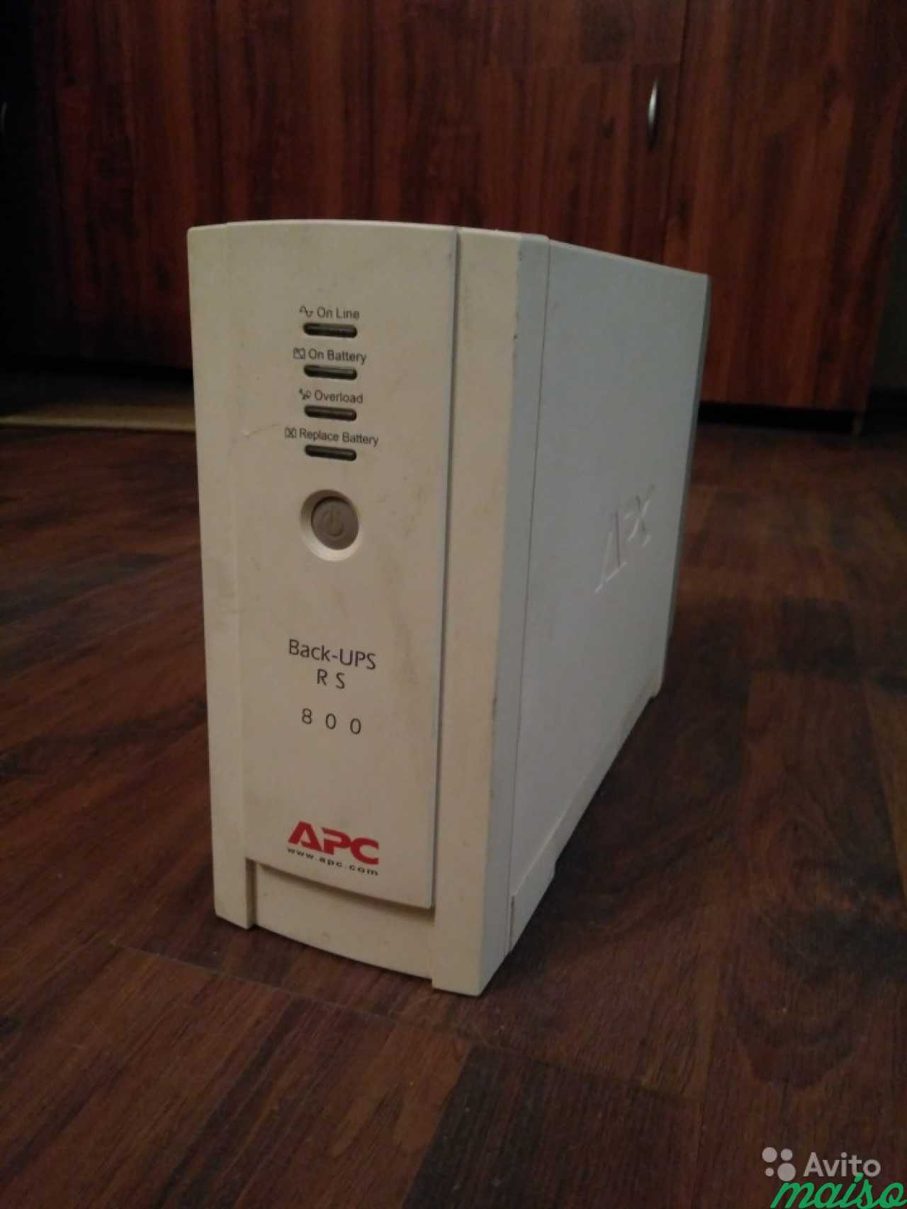 Ибп APC Back-UPS RS 800VA (BR800I) без акб в Санкт-Петербурге. Фото 1