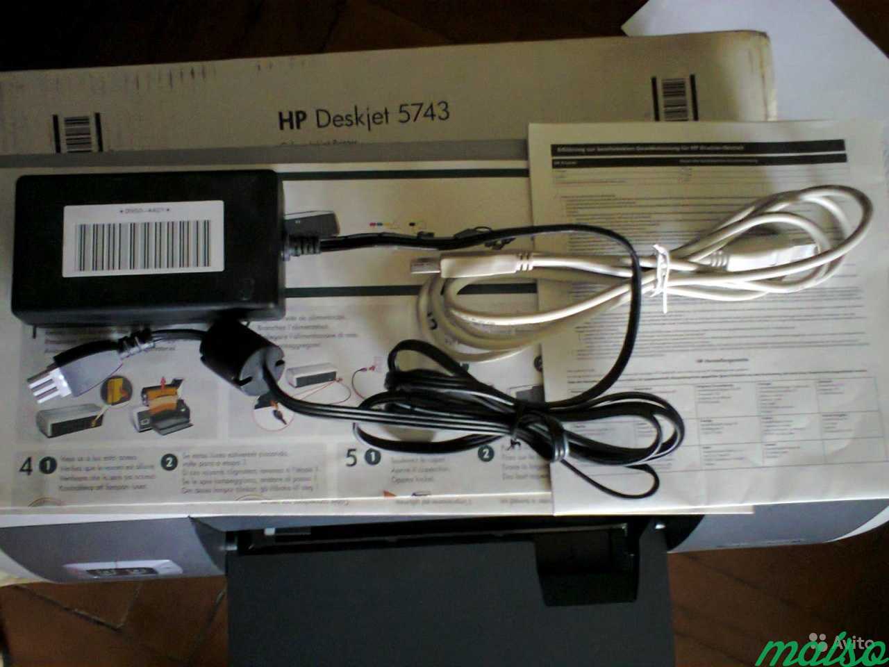 Принтер HP Deskjet 5743 в Санкт-Петербурге. Фото 3