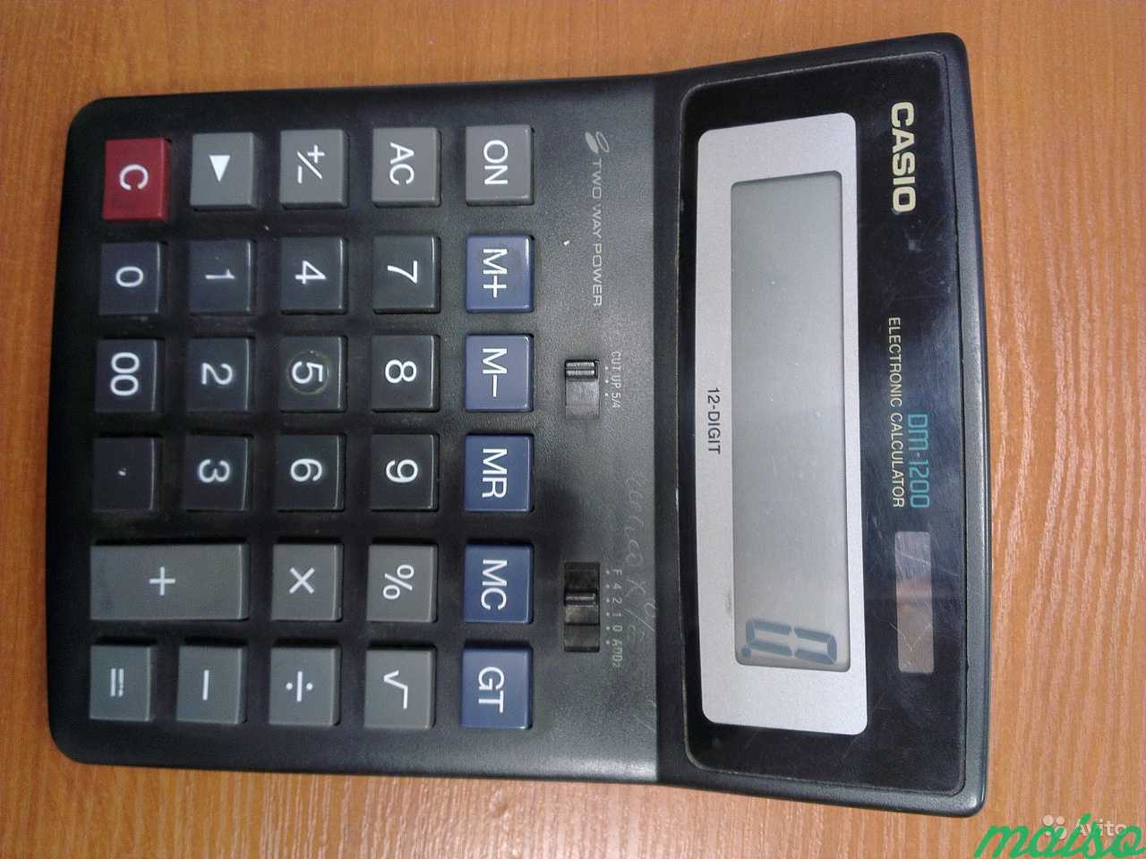 Калькулятор casio DM 1200 в Санкт-Петербурге. Фото 3