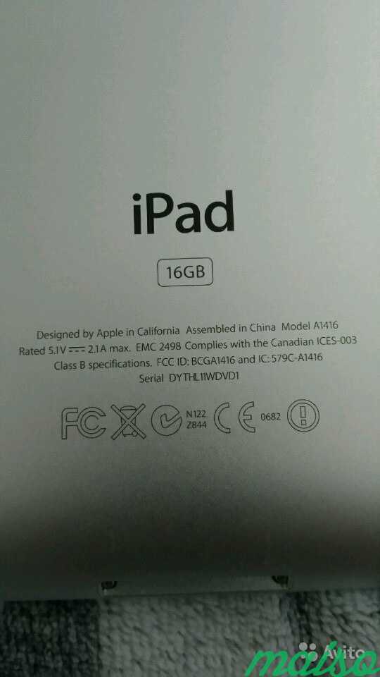 iPad 3 16 GB модель А1416 в Санкт-Петербурге. Фото 4