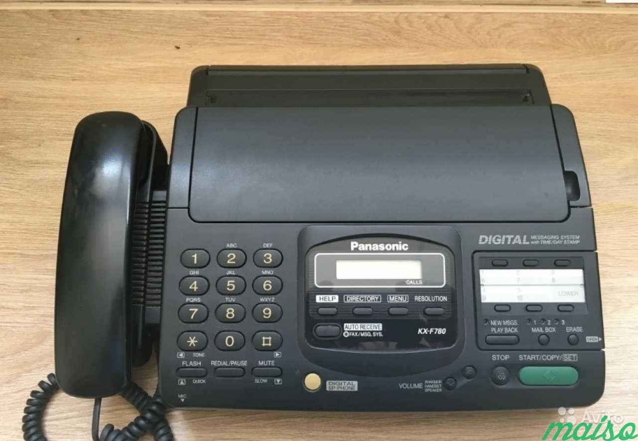 Телефон-факс Panasonic KX-F 780 BX в Санкт-Петербурге. Фото 2