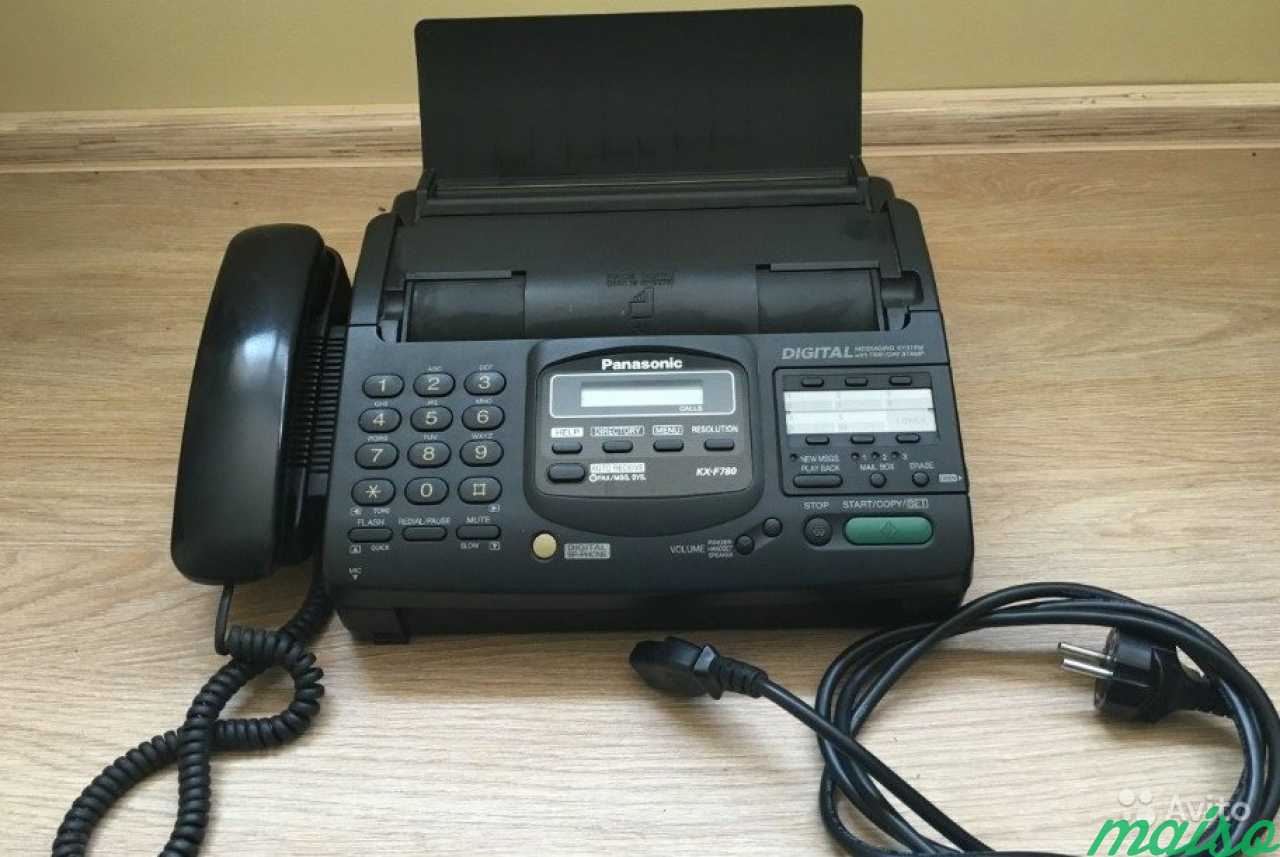 Телефон-факс Panasonic KX-F 780 BX в Санкт-Петербурге. Фото 1