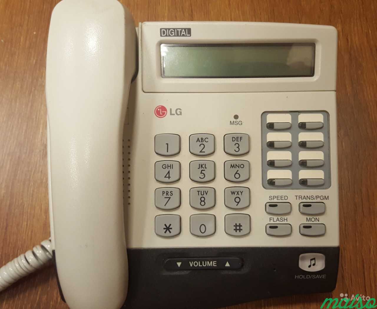Телефонные аппараты LG LKD-8DS для цифровых атс LG в Санкт-Петербурге. Фото 1