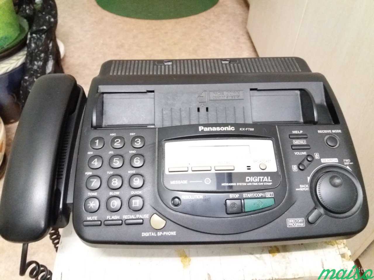 Продажа телефон/факс Panasonic KX-FT68 в Санкт-Петербурге. Фото 1