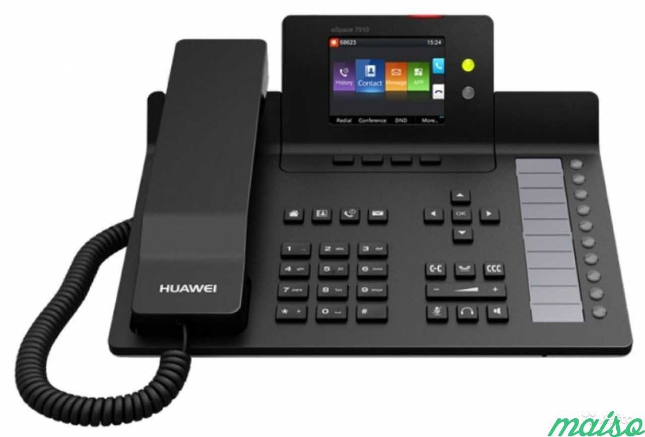 Телефон VoIP Huawei eSpace 7910 черный в Санкт-Петербурге. Фото 1