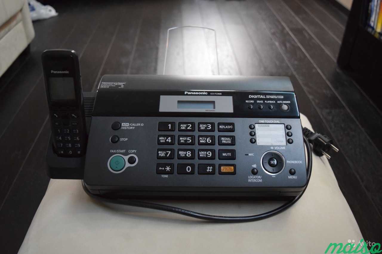 Телефон/факс Panasonic KX-FC968RU в Санкт-Петербурге. Фото 1