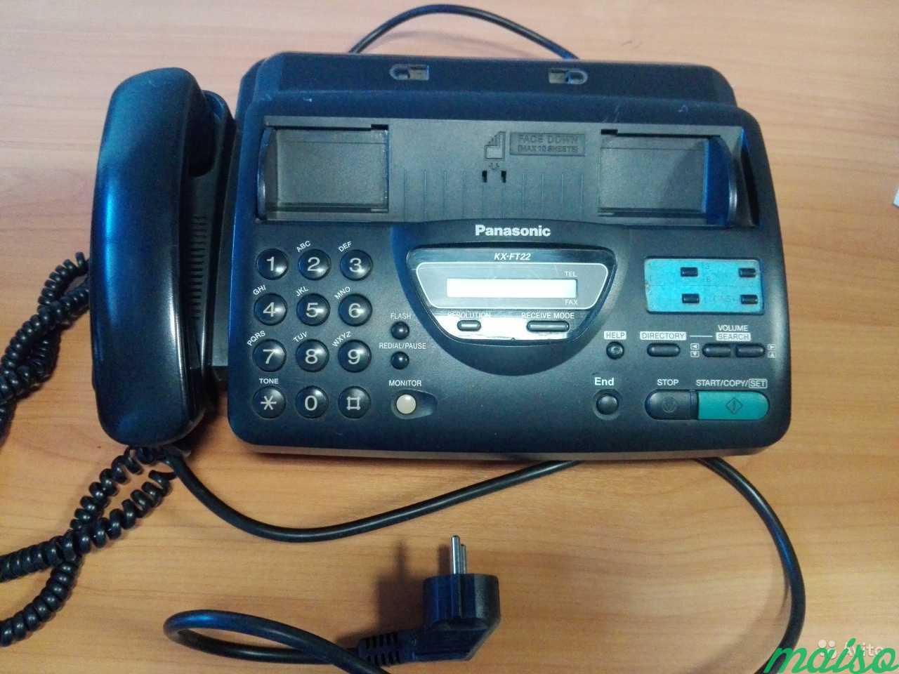 Телефон-факс Panasonic KX-FT22RU в Санкт-Петербурге. Фото 1
