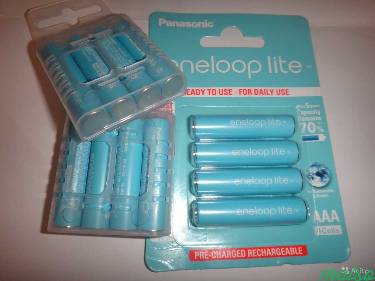 Аккумуляторы Eneloop Lite AAA (BK-4lcce) 600 mAh в Санкт-Петербурге. Фото 2