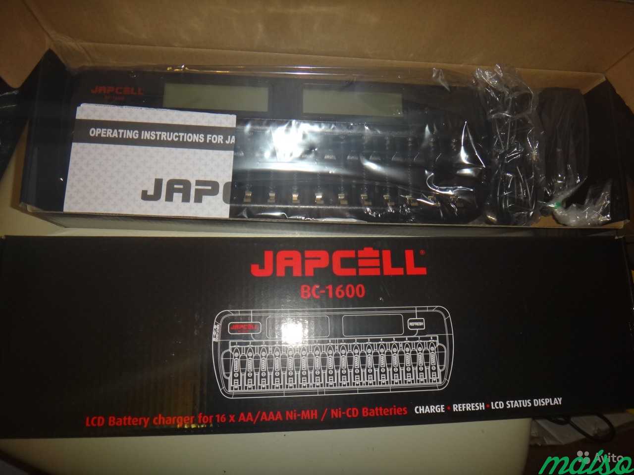 Japcell BC-1600 - зарядное устройство, 16 слотов в Санкт-Петербурге. Фото 2