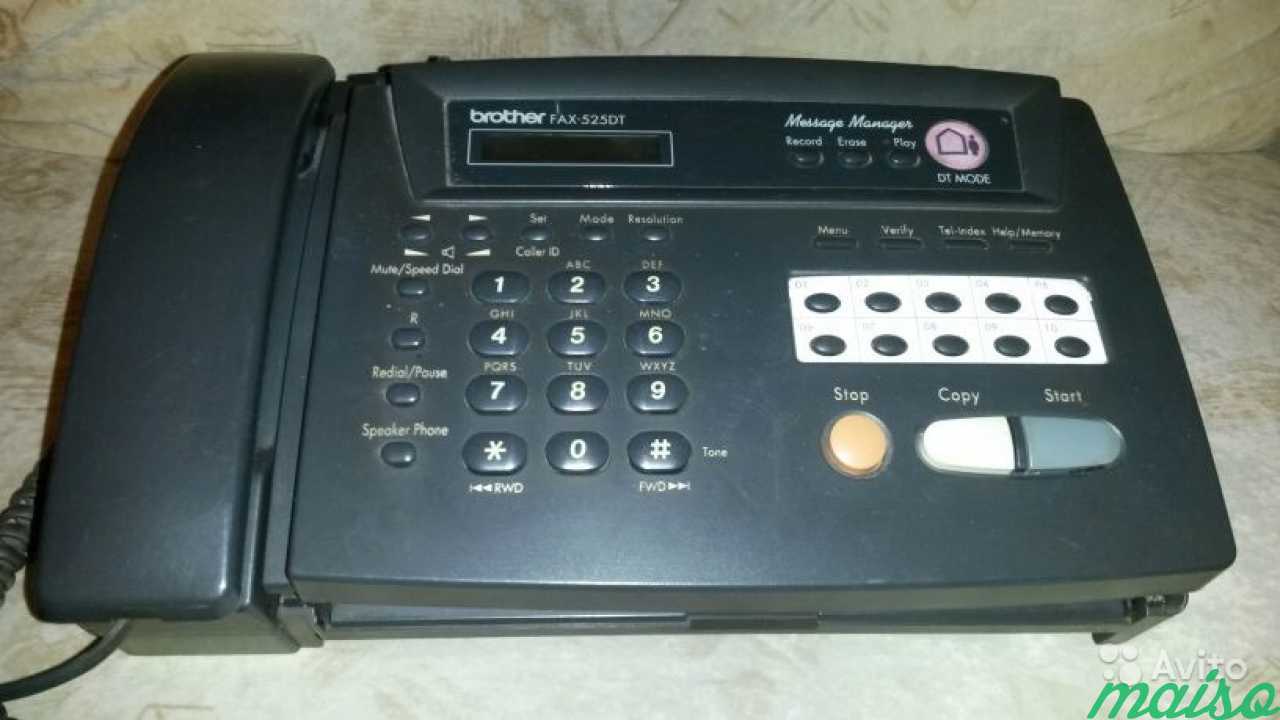 Телефон-Факс Brother fax-525DT в Санкт-Петербурге. Фото 3