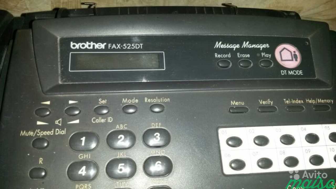 Телефон-Факс Brother fax-525DT в Санкт-Петербурге. Фото 2