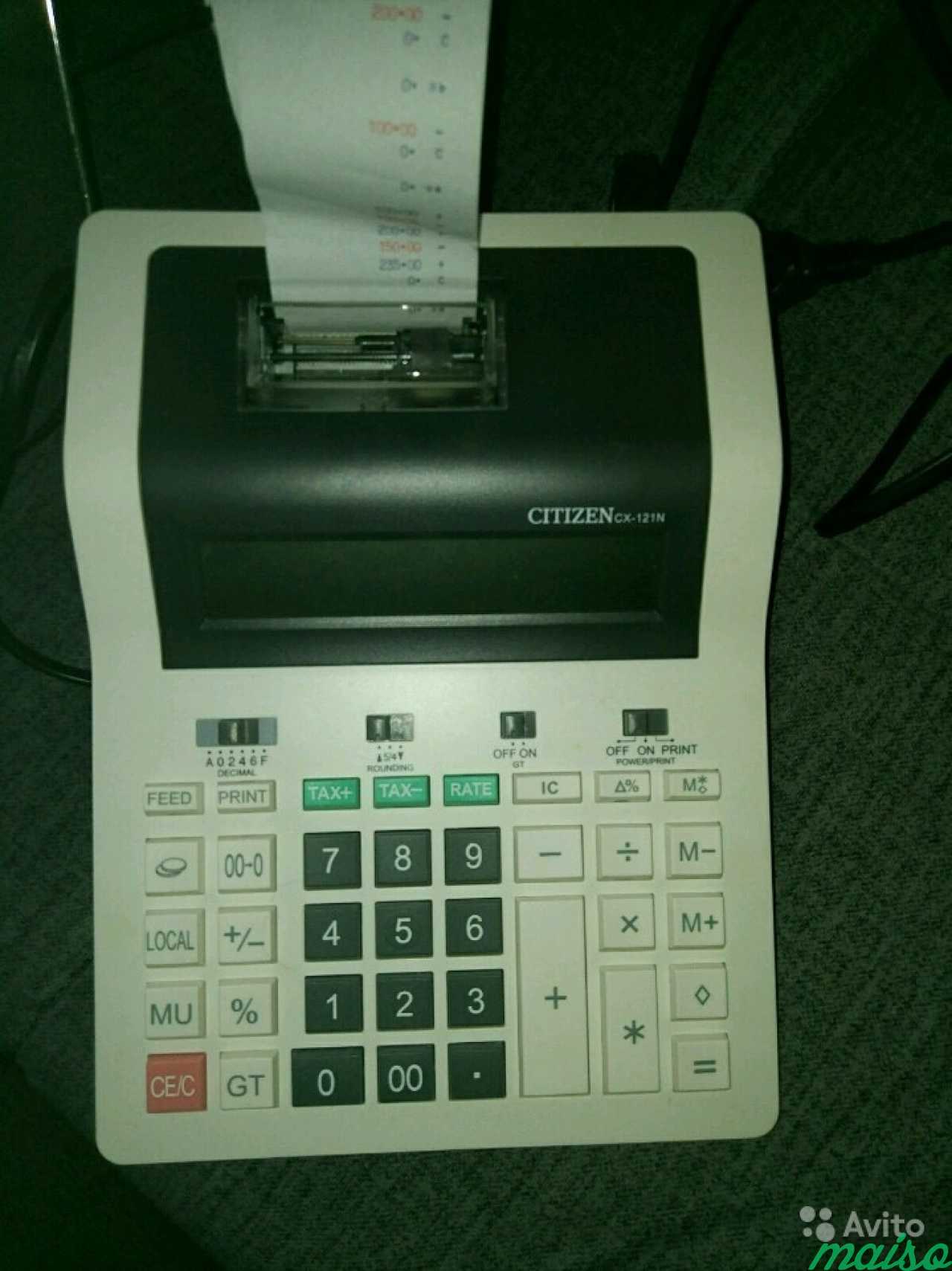 Продам калькулятор Citizen CX-121 N в Санкт-Петербурге. Фото 1