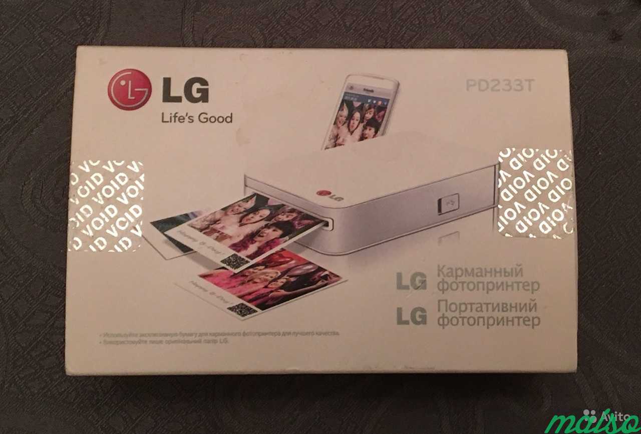 Портативный LG фото принтер в Санкт-Петербурге. Фото 1