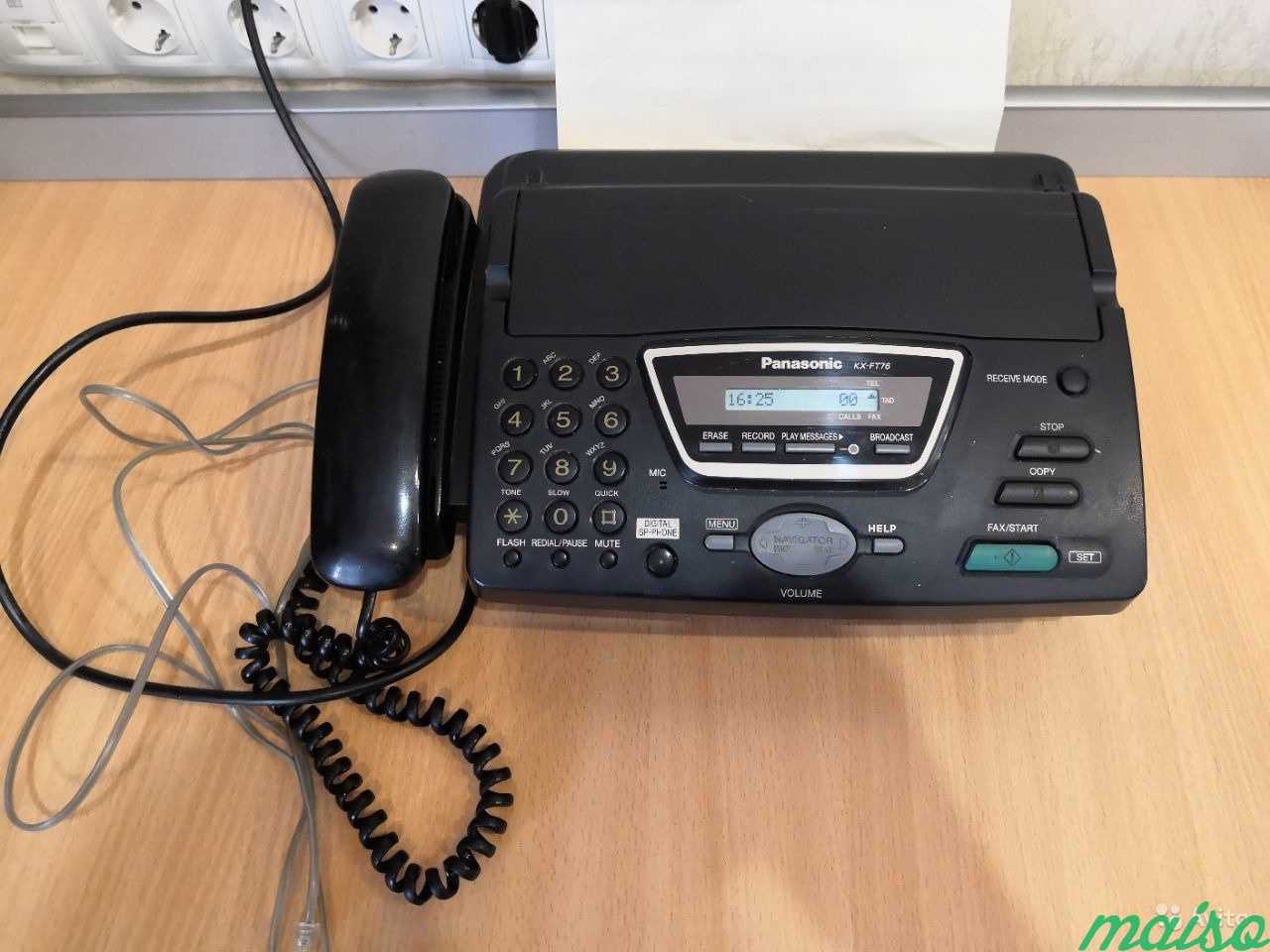 Телефон Факс Panasonic KX-FT76 в Санкт-Петербурге. Фото 1
