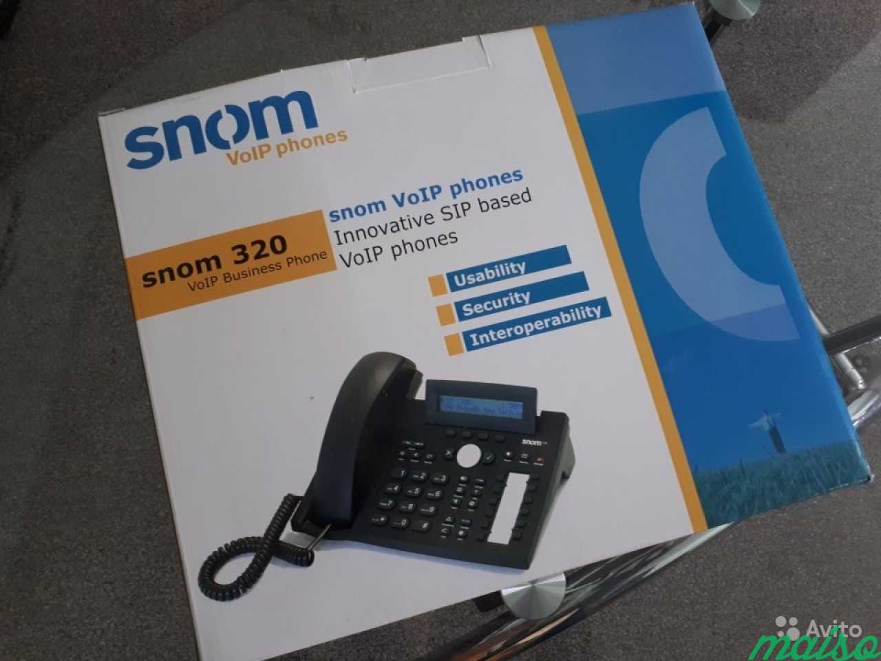 Voip Phone Snom320 б/у 3 штуки, состояние отличное в Санкт-Петербурге. Фото 3