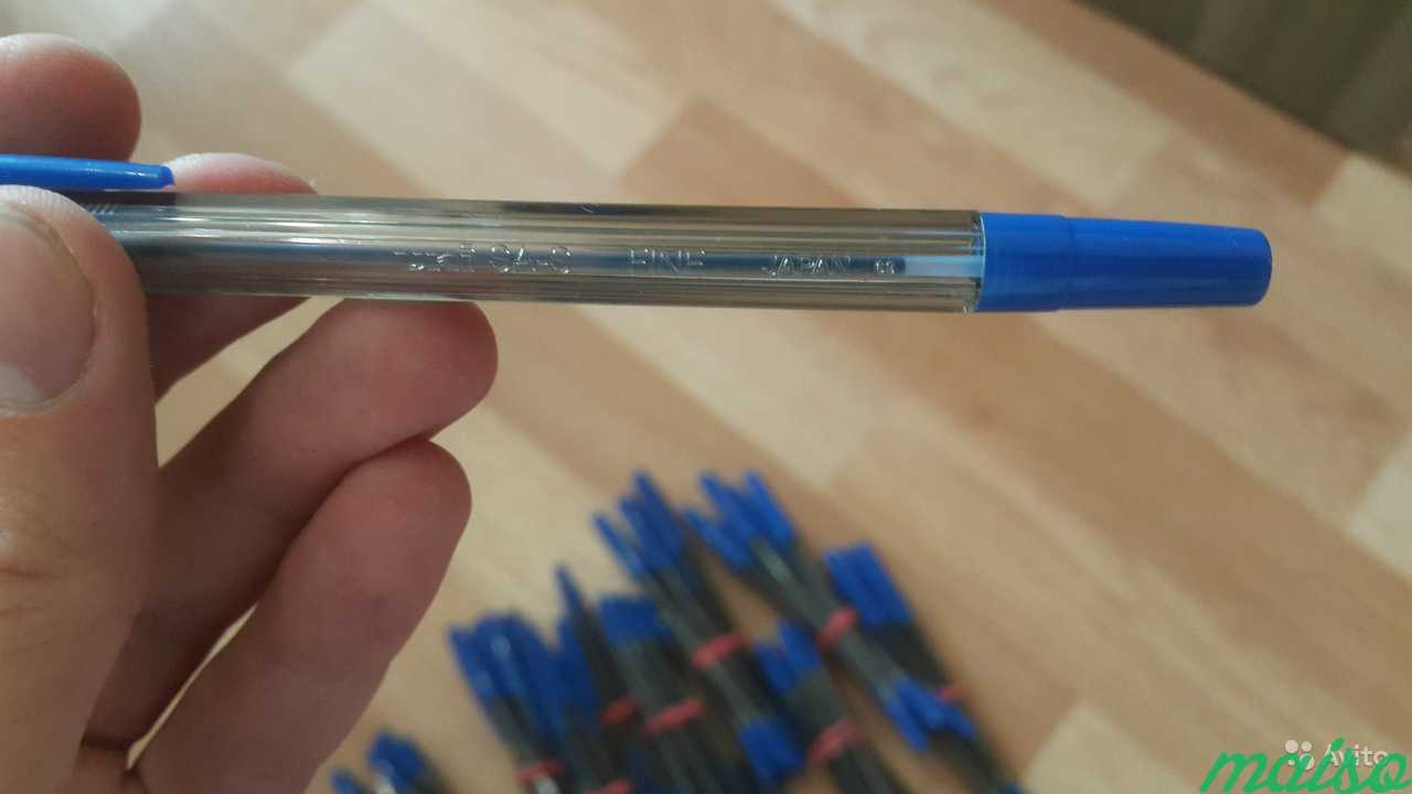 Японские ручки Uni SA-S Fine синие и красные в Санкт-Петербурге. Фото 3