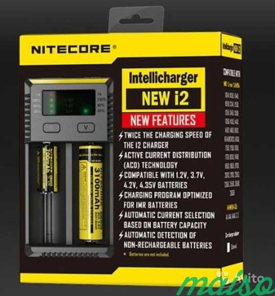Новые Nitecore new i4 i2 зарядки для батарей ориг в Санкт-Петербурге. Фото 3