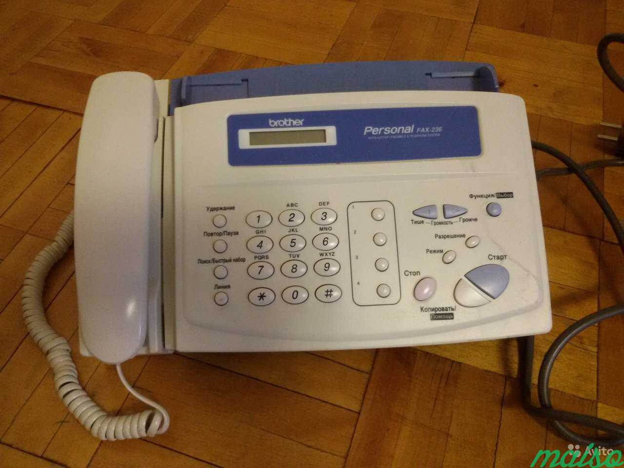 Телефон факс Brother FAX-236 в Санкт-Петербурге. Фото 1