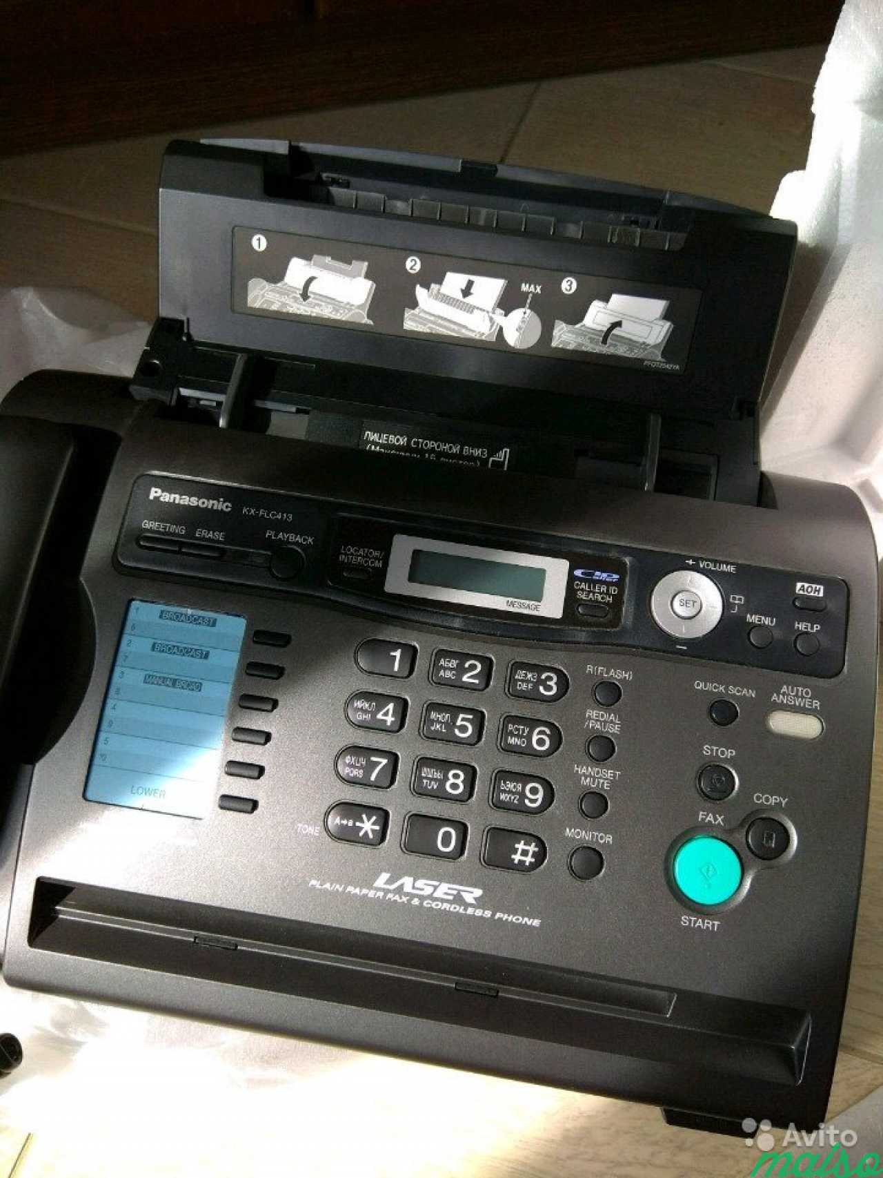 Новый Лазерный факс с беспроводной dect трубкой в Санкт-Петербурге. Фото 1