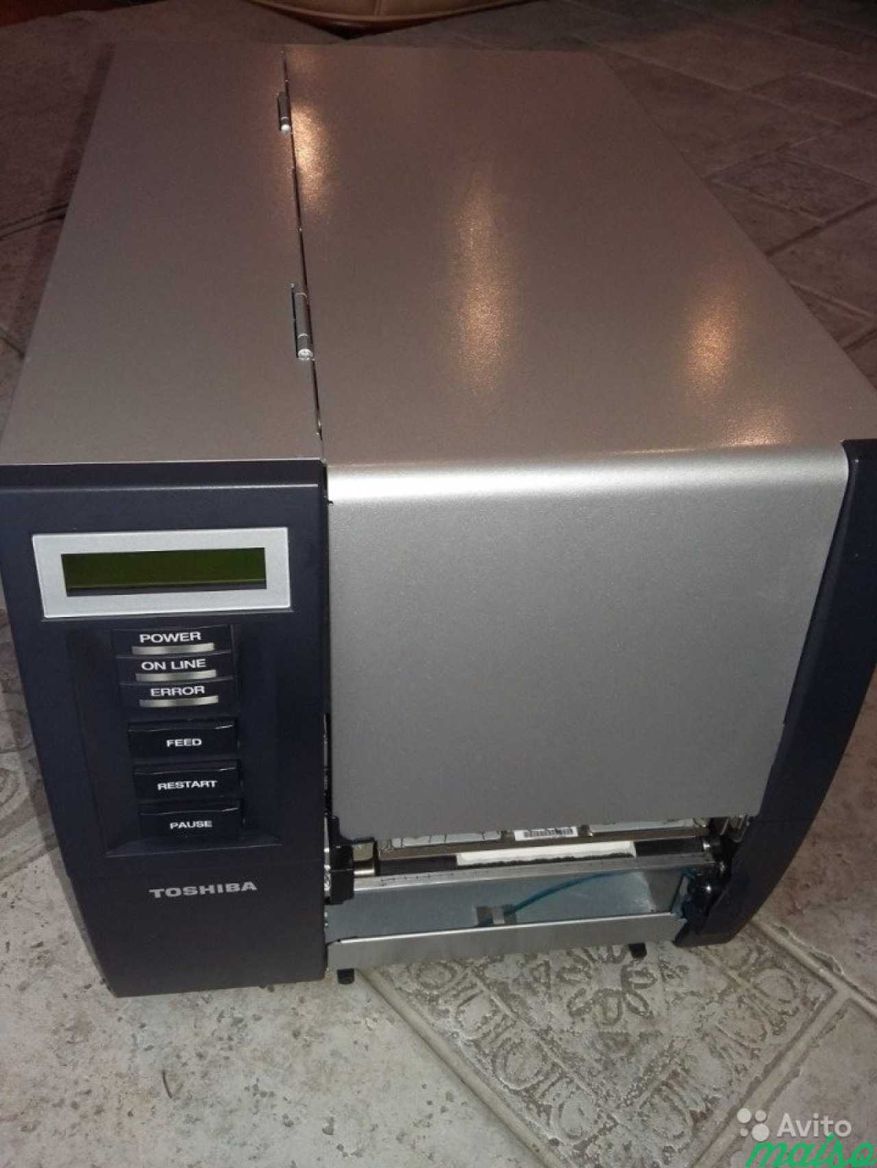 Принтер для этикеток (термочеков) Toshiba в Санкт-Петербурге. Фото 1