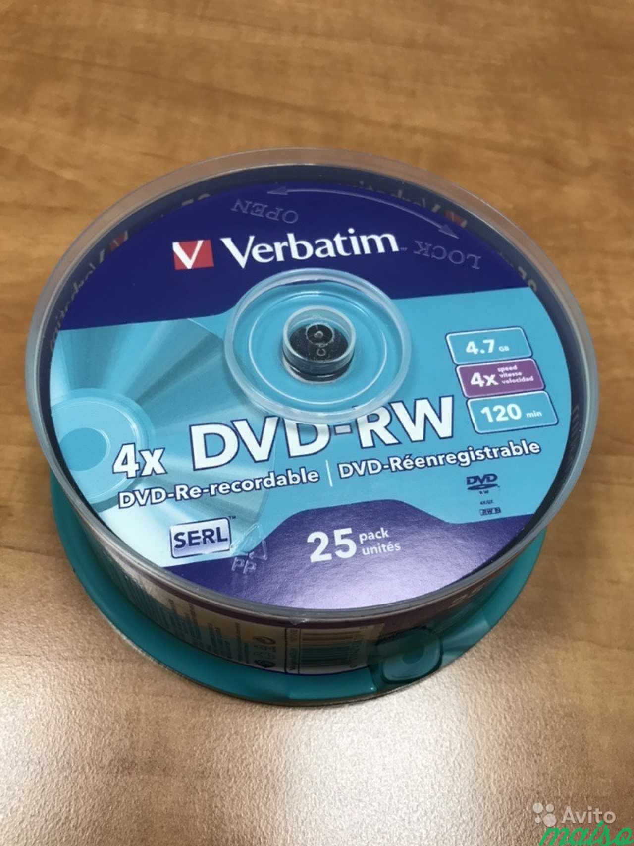 DVD-RW новые диски в Санкт-Петербурге. Фото 1