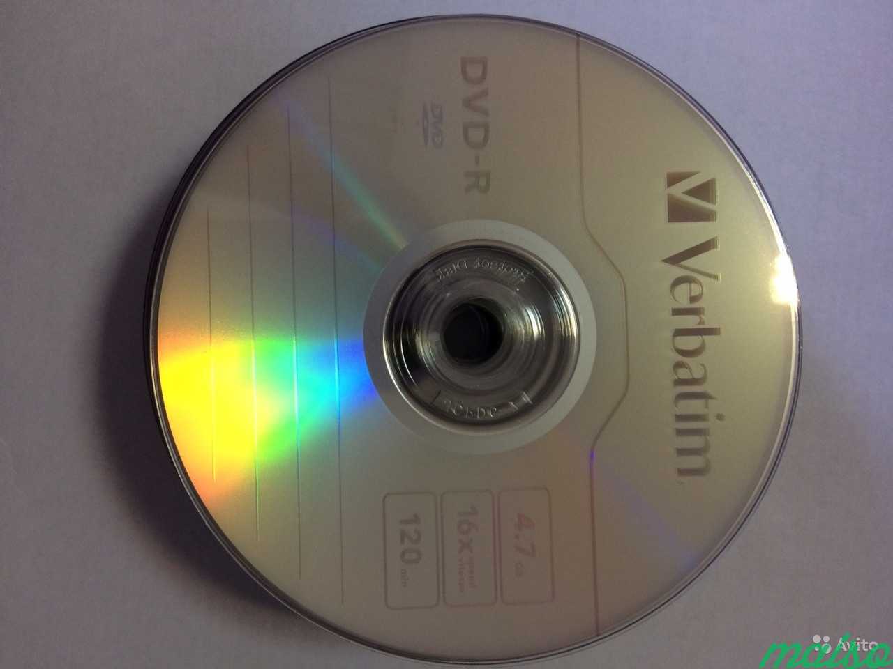 Диски Verbatim DVD-R 4.7GB 120min 50 шт в Санкт-Петербурге. Фото 2